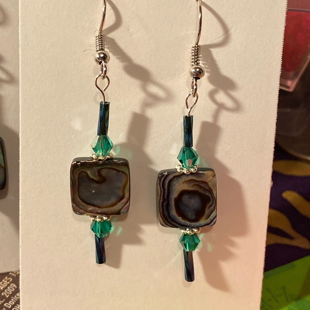 Handmade Abalone Earrings